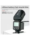 Triopo R1 Flash Cabeza Redonda, TTL, 2.4G, Para Sony