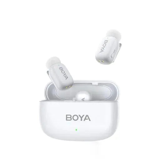 BOYAMini  Micrófono Inalámbrico Doble USb-C y Lightning - Color Blanco
