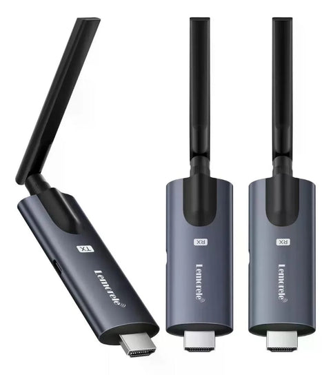 Lemorele R1010 Transmisor Video Inalámbrico Un Transmisor y DOS Receptores 200m