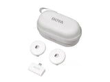 Boya Omic-U White Micrófono doble inalámbrico  Caja Carga USB-C