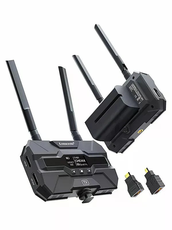 Lemorele R200  Kit Transmisor Video Inalámbrico Receptor y Baterías