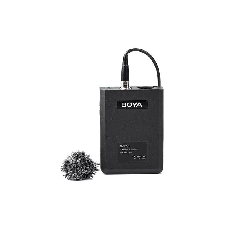 Boya BY-F8C Micrófono profesional de video/instrumento cardioide lavalier