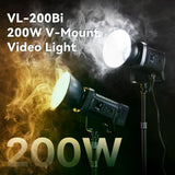 Ulanzi VL-200Bi Led Bicolor 200W Con Fuente de Poder P016