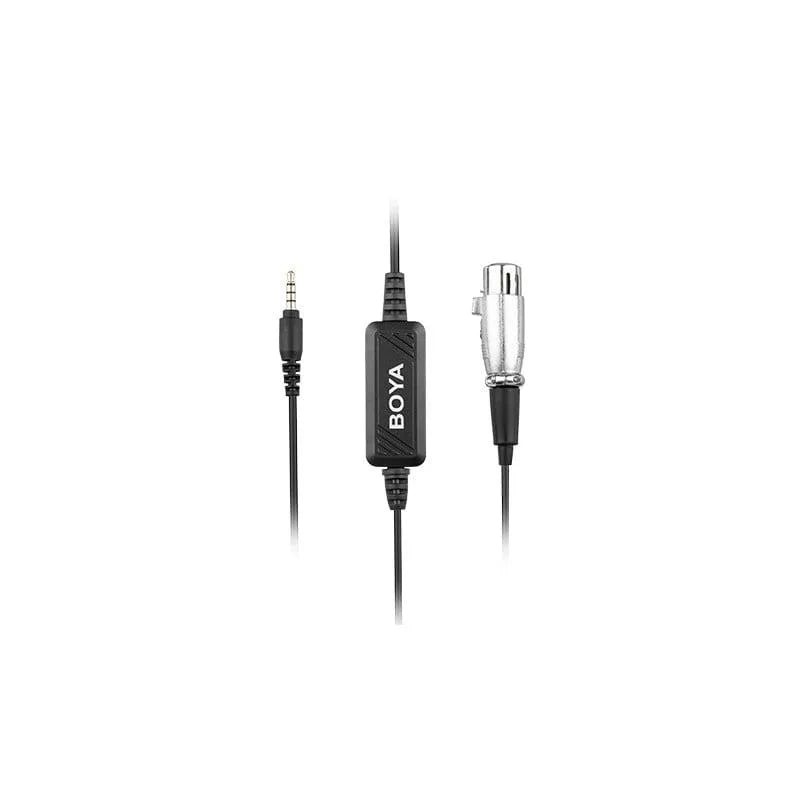 Boya BY-BCA6 Cable de Micrófono Con Preamplificador XLR A 3.5mm