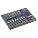 Zoom FRC-8 F-Control superficie de control con 9 faders para grabadoras Zoom F8, F6 y F4, vista frontal