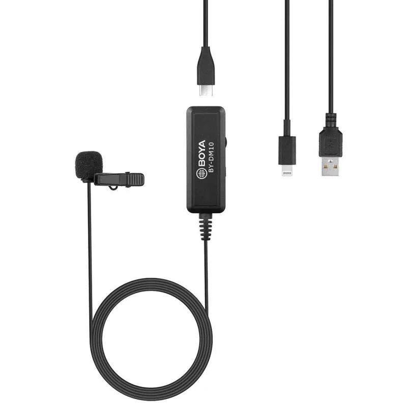 Boya BY-DM10 Micrófono Para Win, Mac y Iphone (conector Lightning)