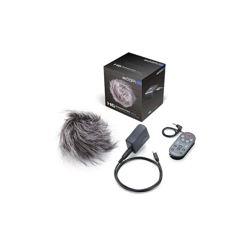 Zoom APH-6 set de accesorios para grabadora H6 con control remoto RCH-6, adaptador AC y cortaviento, vista general