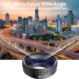 Ulanzi WL-3 Lente Angular Para Lentes de 52mm Con Macro Con Adaptador Para Sony a7C y ZV-E10