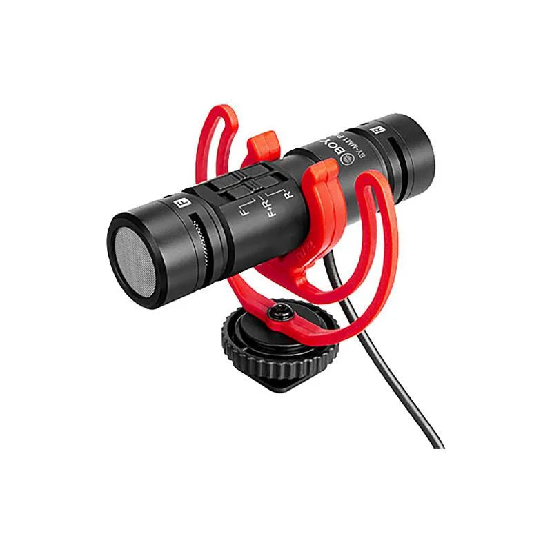 Boya BY-MM1 PRO Micrófono bidireccional con salida de audífonos