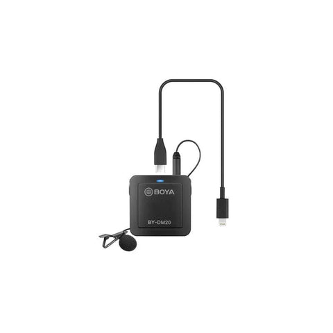 Boya BY-DM20 Kit de micrófonos y accesorios para grabación doble USB/Lightning/USB-C