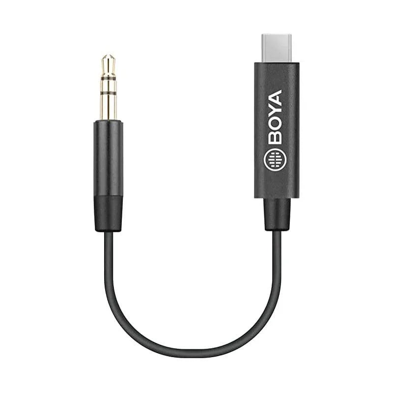 Boya BY-K2 Cable macho USB-C – macho TRS 3.5mm