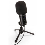 Zoom ZUM-2 micrófono USB supercardioide para podcast y streaming vista frontal