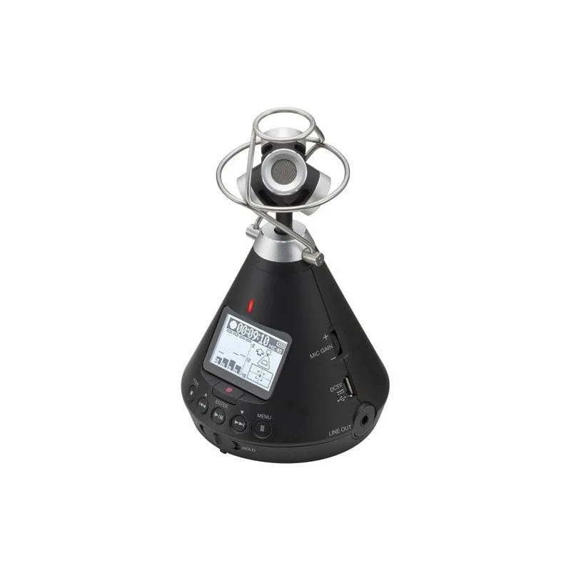 Zoom H3-VR grabadora de audio 360 grados ambisónica para realidad virtual vista frontal
