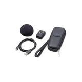 Zoom SPH-1 kit de accesorios para grabadora H1n con espuma antiviento, adaptador AD-17, cable USB y estuche acolchado
