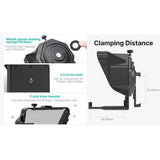 Ulanzi PT-16 Teleprompter Solo Para Teléfonos y Accesorios