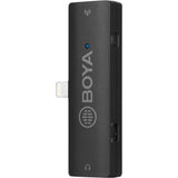 Boya BY-XM6-S4 Micrófono Digital Doble Para Dispositivos iOS Conector Lightning (2.4 GHz)
