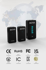 Boya BY-XM6-S2 Mini Micrófono Inalámbrico Ultra Compacto 100 metros