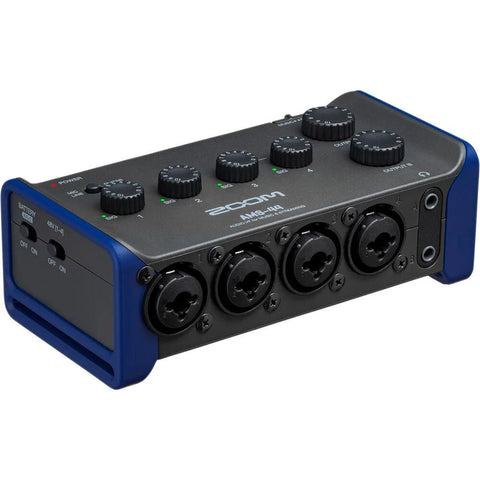 Zoom AMS-44  4x2 USB Interfaz de Audio Para Streaming y Músicos