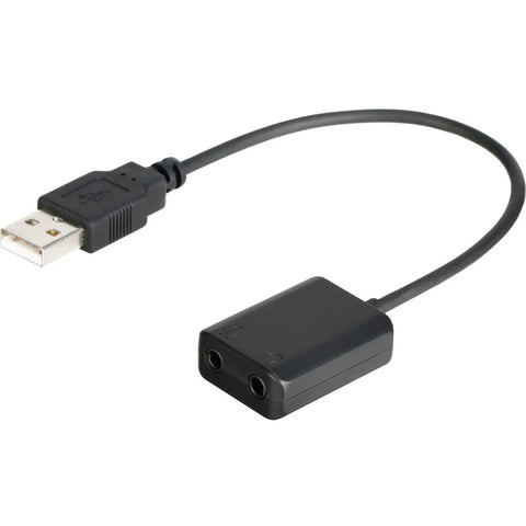 Boya BY-EA2L Adaptador Mini Cable USB  a 3.5mm  Salidas Para Audífono y Micrófono