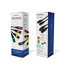 Zoom XLR-4c/CP Pack de 4 Cables Micrófono Con Anillos de Colores