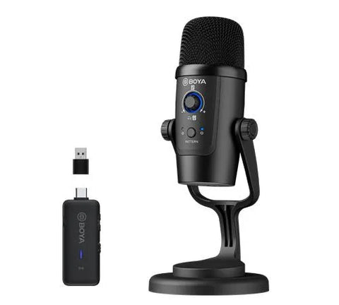 Boya BY-PM500W Micrófono Inalámbrico de Escritorio USB-A y USB-C