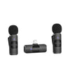 Boya BY-V2 Micrófono Inalámbrico Doble Ultra Compacto y Portable 2.4GHz Conector Lightning