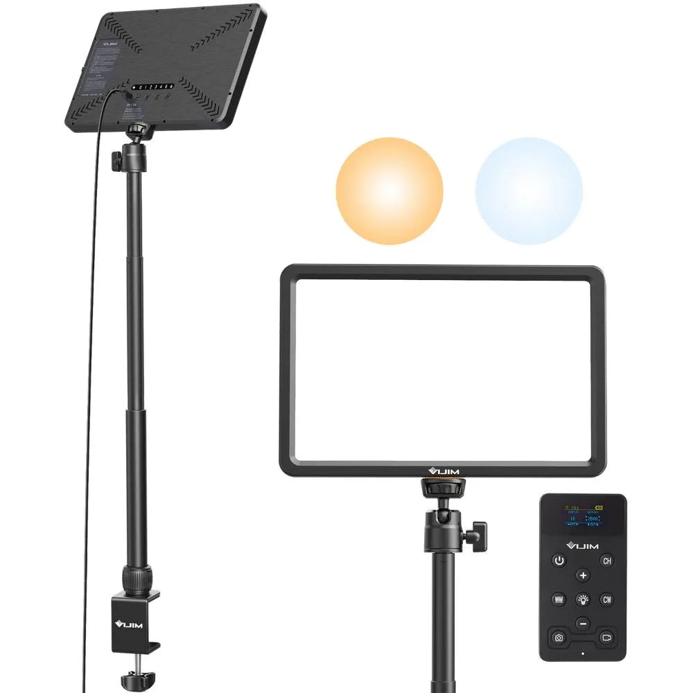 Vijim K20 Luz Led Con Control Remoto Con Brazo de Montaje