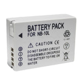 Iluminus Batería NB-10L Para Cámaras Canon