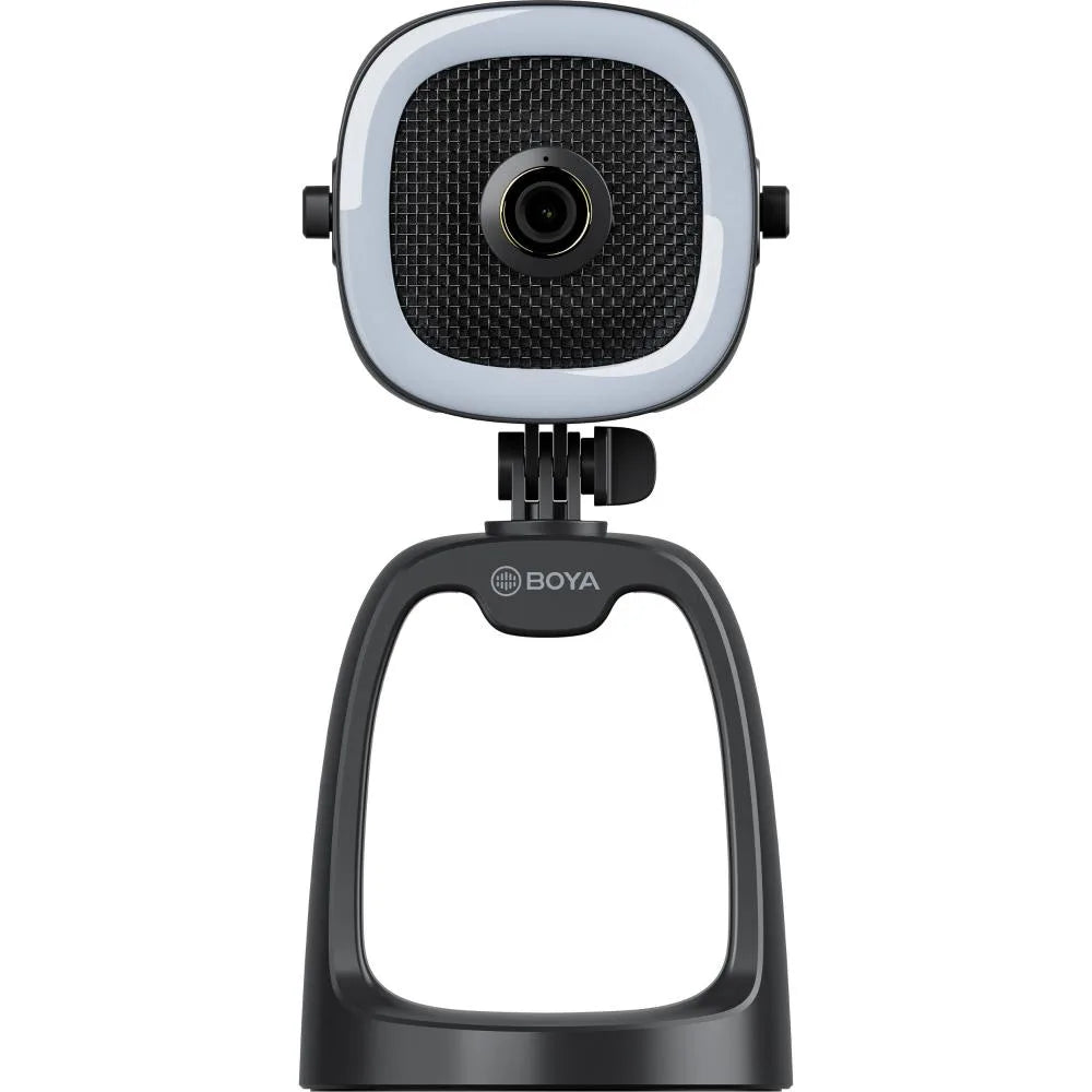 Boya BY-CM6B All in One, Micrófono, Cámara 4K y Luz Led