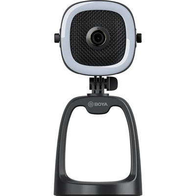 Boya BY-CM6B All in One, Micrófono, Cámara 4K y Luz Led