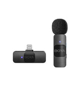 Boya BY-V1 Micrófono Inalámbrico Ultra Compacto y Portable 2.4GHz Conector Lightning