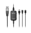Boya BY-BCA70 Adaptador de Audio con Phantom Power XLR a Lightning, Usb y Usb-c de 6 Metros