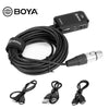 Boya BY-BCA70 Adaptador de Audio con Phantom Power XLR a Lightning, Usb y Usb-c de 6 Metros