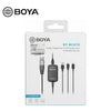 Boya BY-BCA70 Adaptador de Audio con Phantom Power XLR a Lightning, Usb y Usb-c de 6 Metros