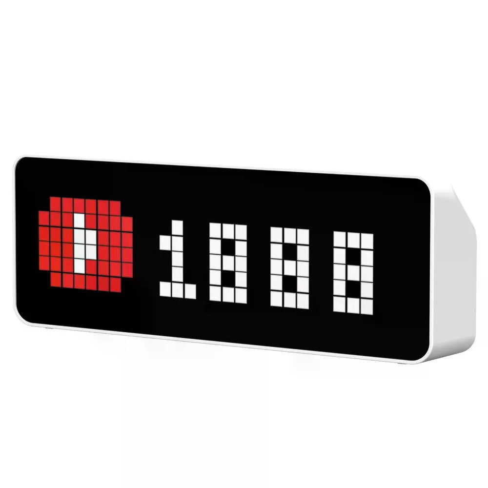 Ulanzi TC001 Pixel Smart Clock - Reloj Inteligente Contador de Seguidores
