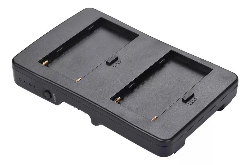 Iluminus Adaptador Para Usar Baterías NP-F550 / NP-F970 / NP-F990 en Equipos Que Usan V-Mount