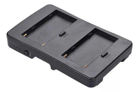 Iluminus Adaptador Para Usar Baterías NP-F550 / NP-F970 / NP-F990 en Equipos Que Usan V-Mount