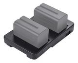 Iluminus Adaptador Para Usar Baterías NP-F550 / NP-F970 / NP-F990 en Equipos Que Usan V-Mount
