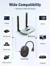 Lemorele Q5R1 Transmisor Video 4K  Inalámbrico HDMI a HDMI o VGA