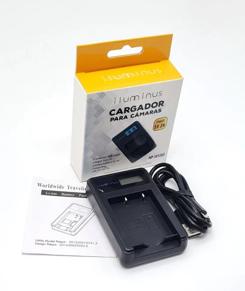 Iluminus Cargador Para Baterías Fujifilm NP-W126S