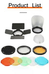 Triopo TR-09 Set Accesorios Para Flash Speedlight Redondo
