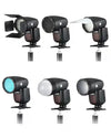 Triopo TR-09 Set Accesorios Para Flash Speedlight Redondo
