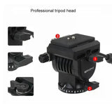 Triopo HY-350 Cabezal de Video Fluido Para Cámaras de Hasta 8 Kg