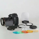 Triopo TR-09 Set Accesorios Para Flash Speedlight Redondo
