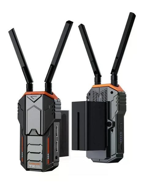 Lemorele R100 PLUS Kit Receptor y  Transmisor Video Inalámbrico 200 Metros Con Baterías