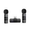 Boya BY-V20 Micrófono Inalámbrico Doble Ultra Compacto y Portable 2.4GHz Conector USB-C