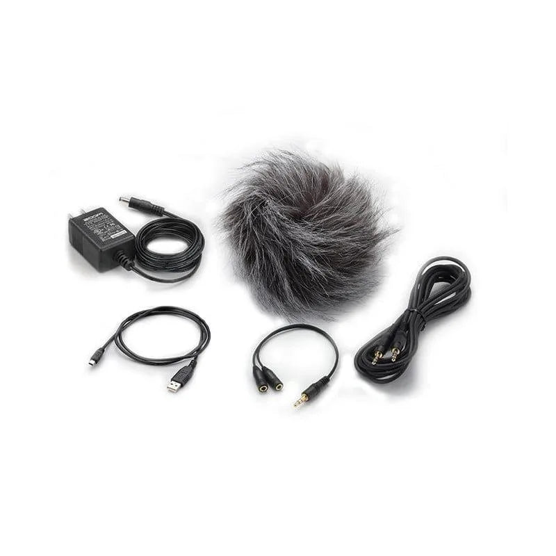 Zoom APH-4nPro set de accesorios para grabadora H4n Pro con antiviento, cables y adaptador AC, vista general