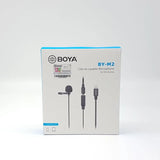 Boya BY-M2 Micrófono lavalier para Iphone con conector lightning