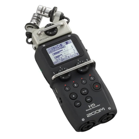 Zoom H5 Grabadora de audio portátil de 4 pistas con capsula desmontable
