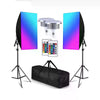 Iluminus Kit de Luces Led RGB Con Softbox IL-YX-RGX02